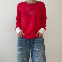 T-shirt teinté de peinture noire vierge des années 00