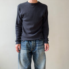 1980s Faded Black Thermal Shirt