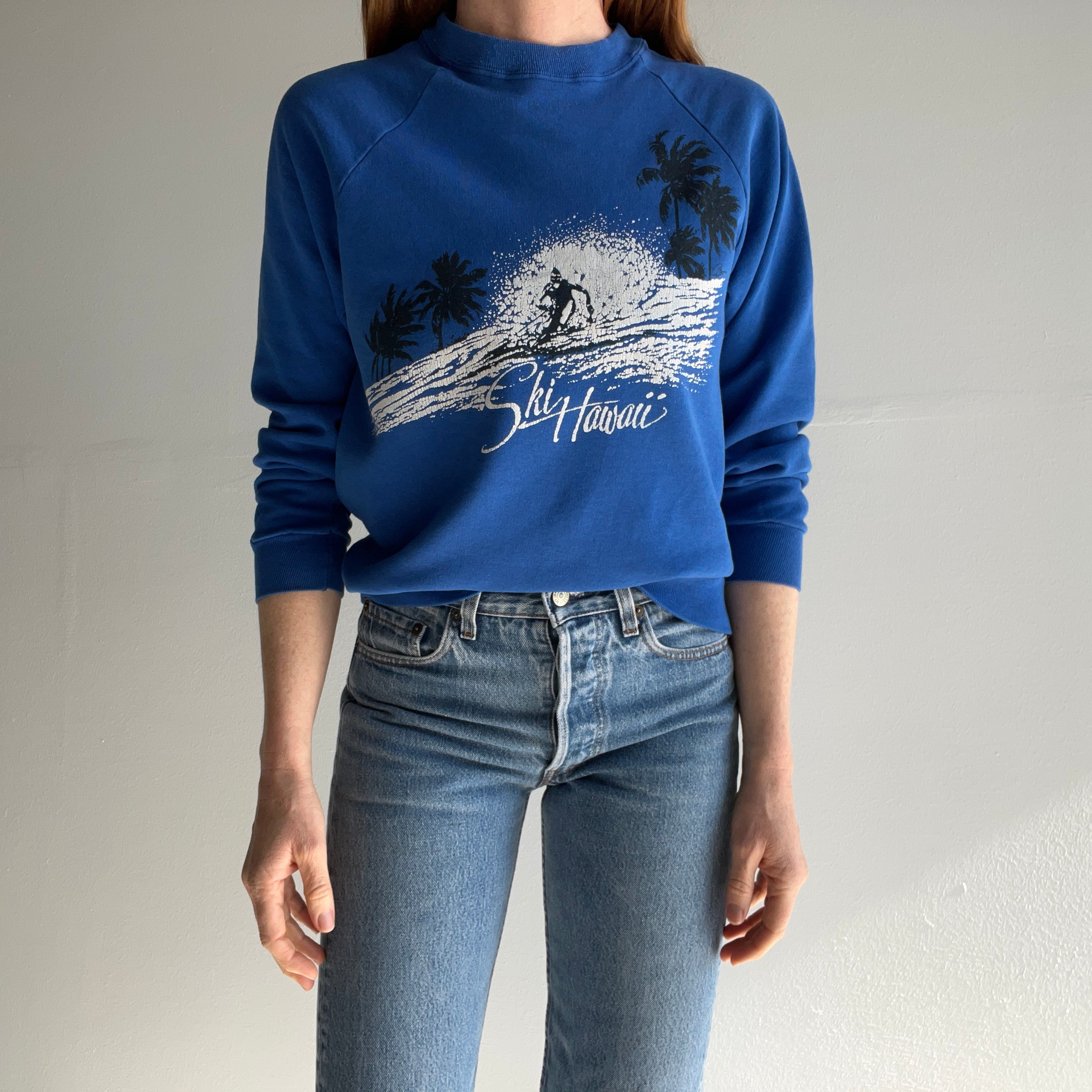 1980s Ski Hawaii Sweatshirt !!!