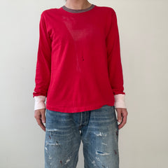 T-shirt teinté de peinture noire vierge des années 00