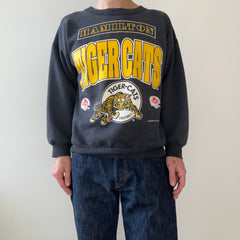 1993 Black Hamilton Tiger Cats Football Sweatshirt