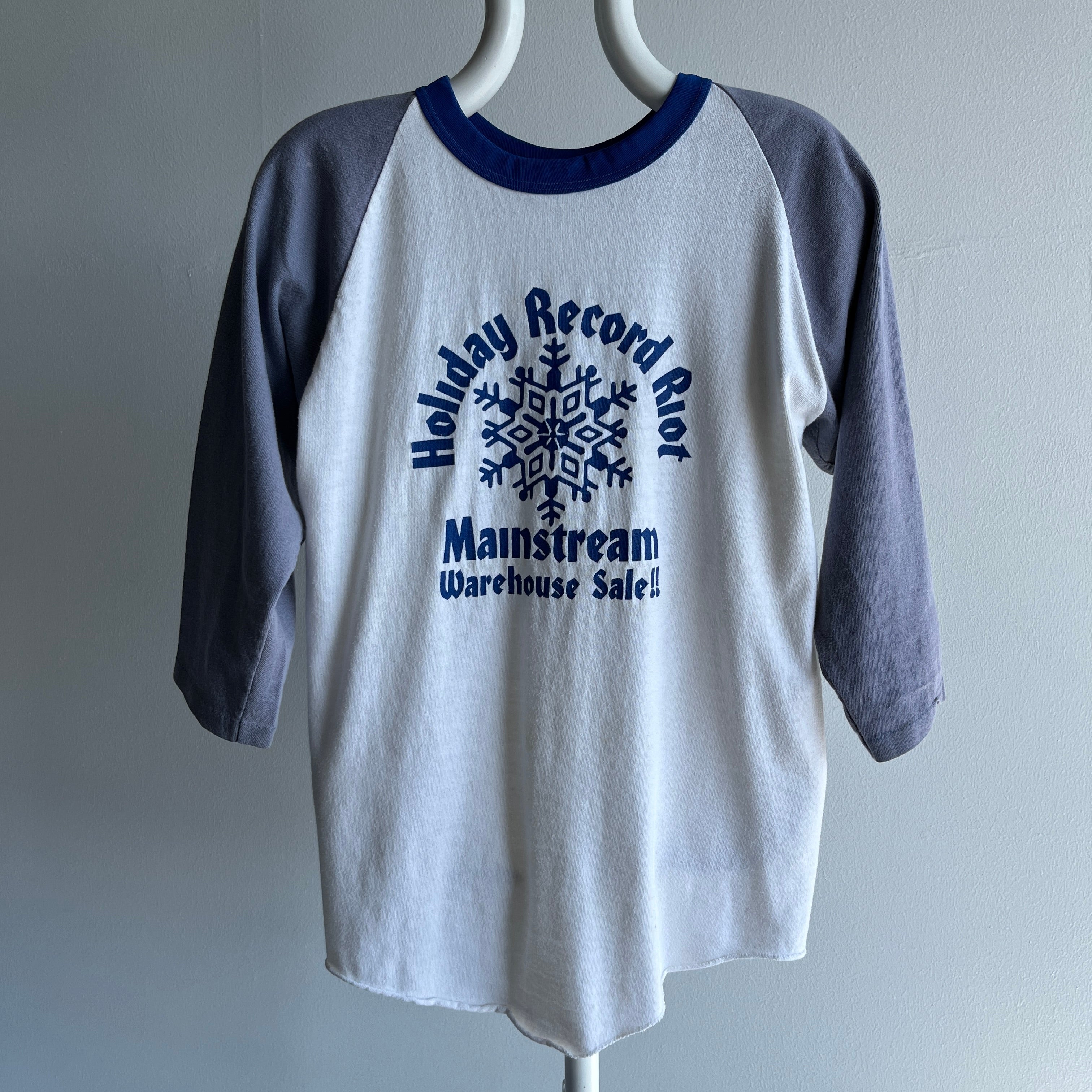 1970s Mainstream Records & Tapes - Milwaukee Baseball T-Shirt (It's A Russell)