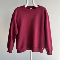 1990s Perfectly Stained Pinot Noir Colored Sweatshirt by Russell