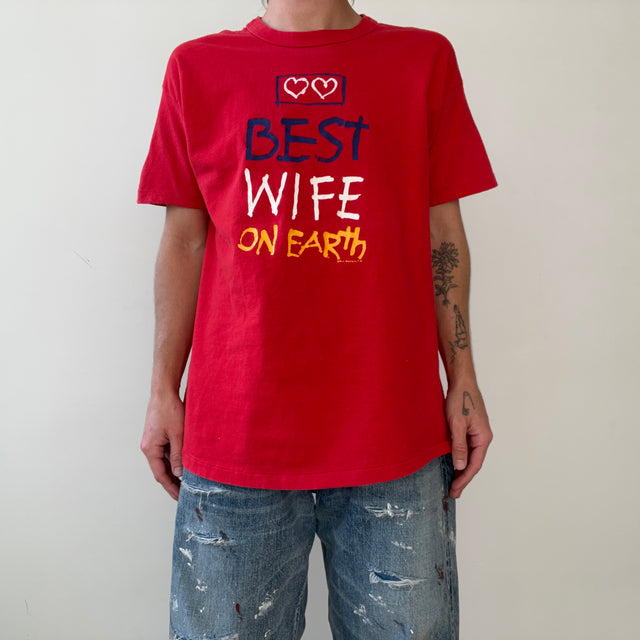1984 Best Wife On Earth Red T Shirt