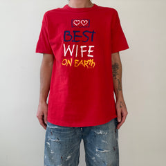 1984 Best Wife On Earth Red T Shirt