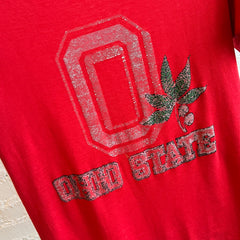 1980s Thinned Out Tattered and Torn The Ohio State Buckeye T-Shirt