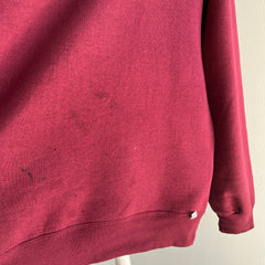 1990s Perfectly Stained Pinot Noir Colored Sweatshirt by Russell