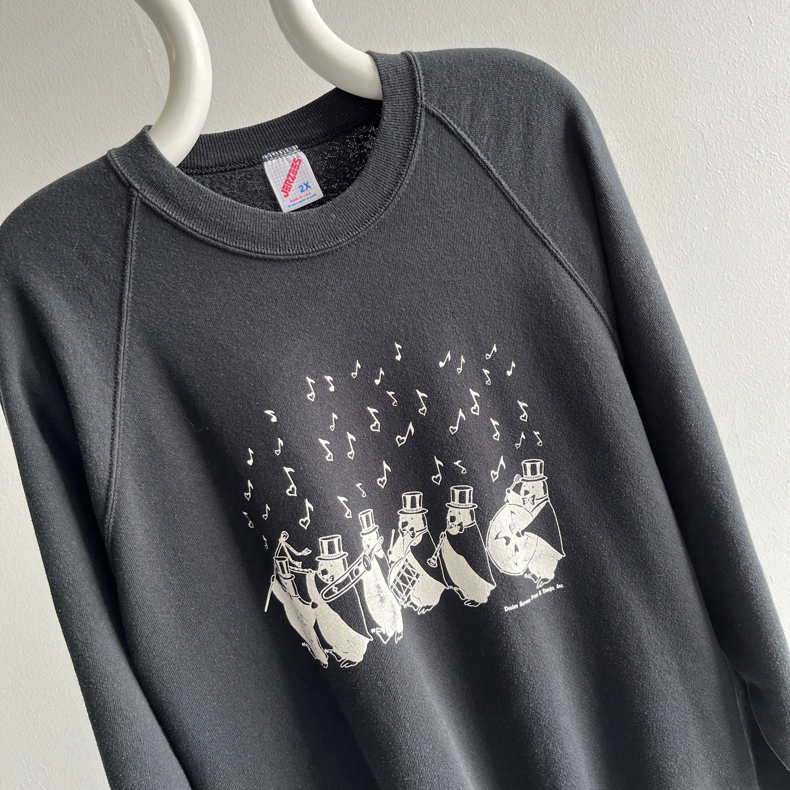 1980s A Band of Penguins Sweatshirt