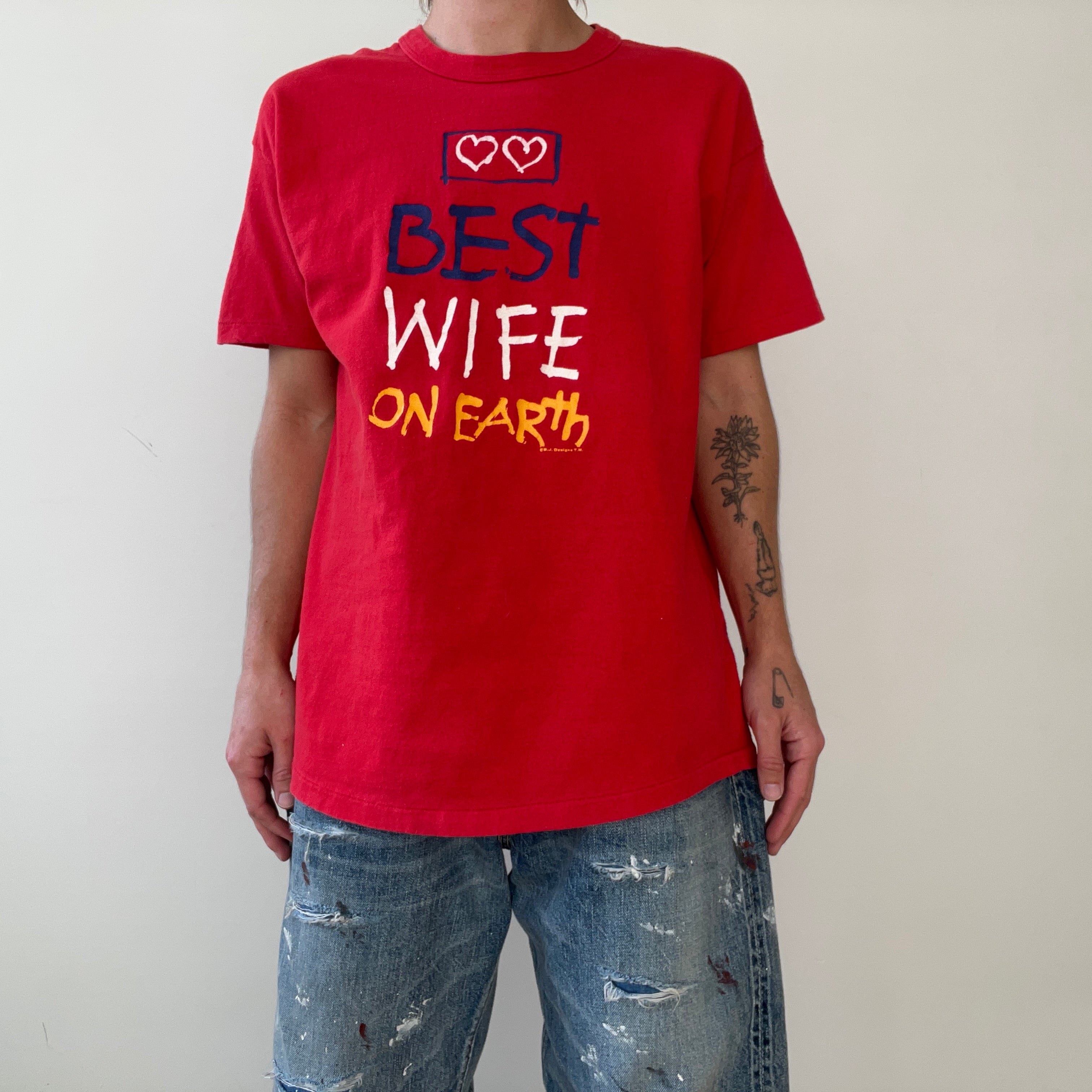 1984 Best Wife On Earth Red T Shirt