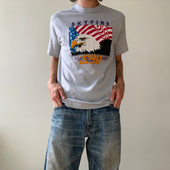 1988 Light Gey Sky Fire Eagle T Shirt