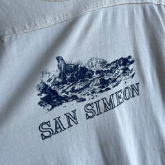 1970s San Simeon Super Soft Football Shirt with a Seal