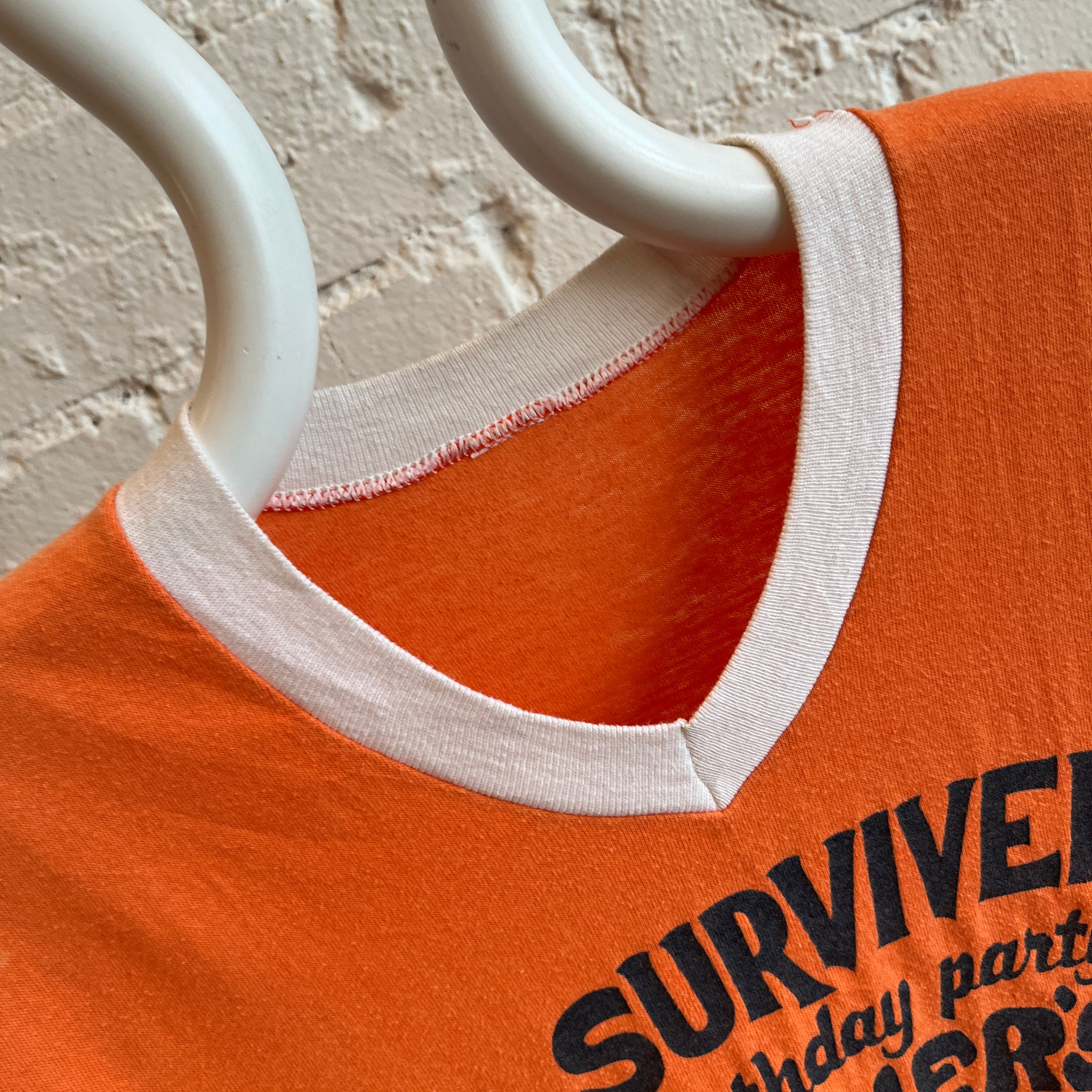 1982 I Survived My Birthday Party at Mother's Detour, Iowa Ring T-Shirt