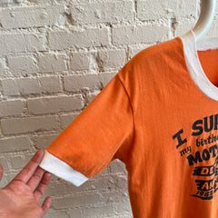 1982 I Survived My Birthday Party at Mother's Detour, Iowa Ring T-Shirt