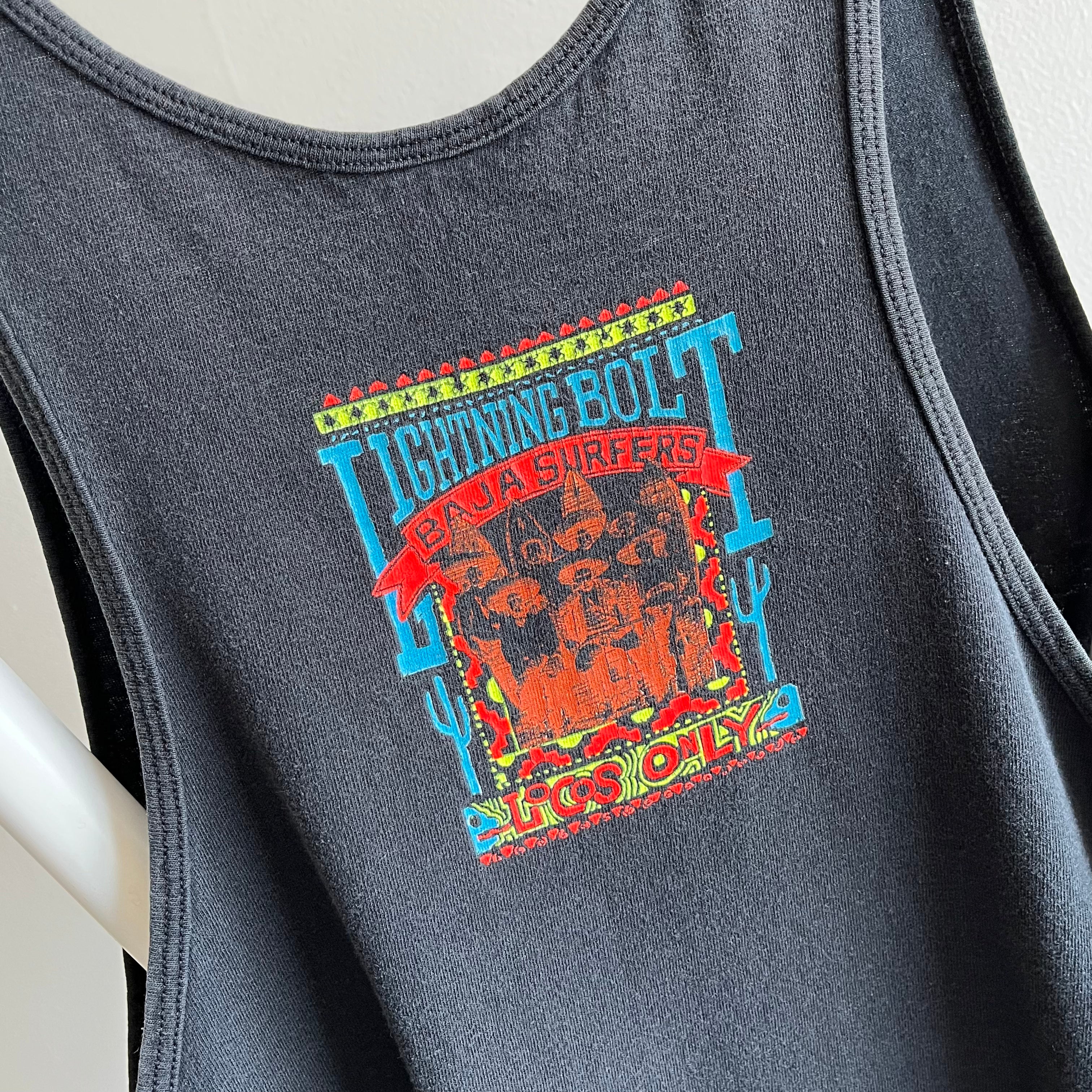 1980s Lightning Bolt Baja Surfers Tank Top