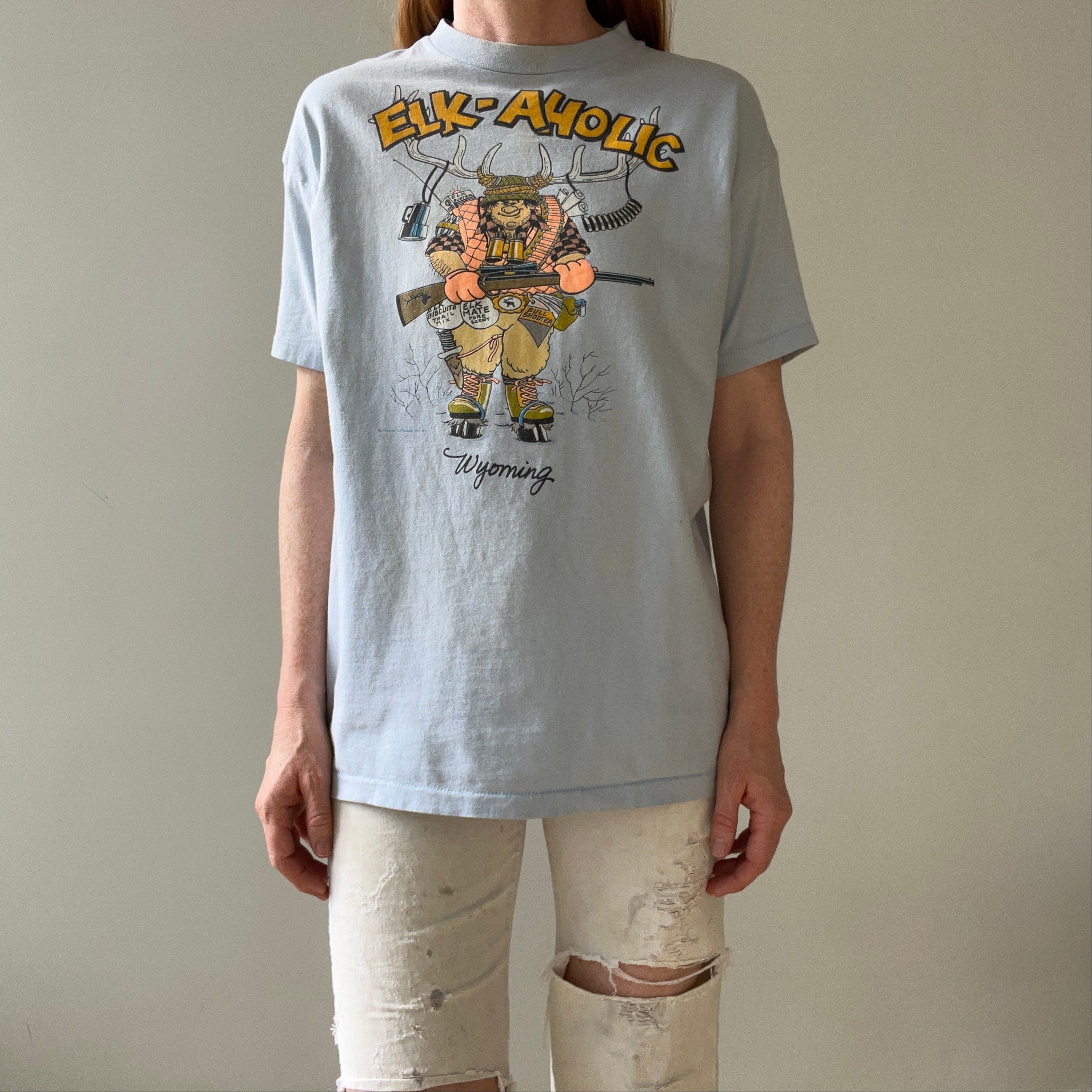 1987 Elk-Aholic T Shirt