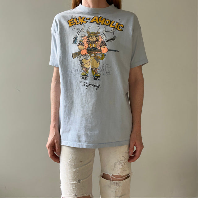 1987 Elk-Aholic T Shirt