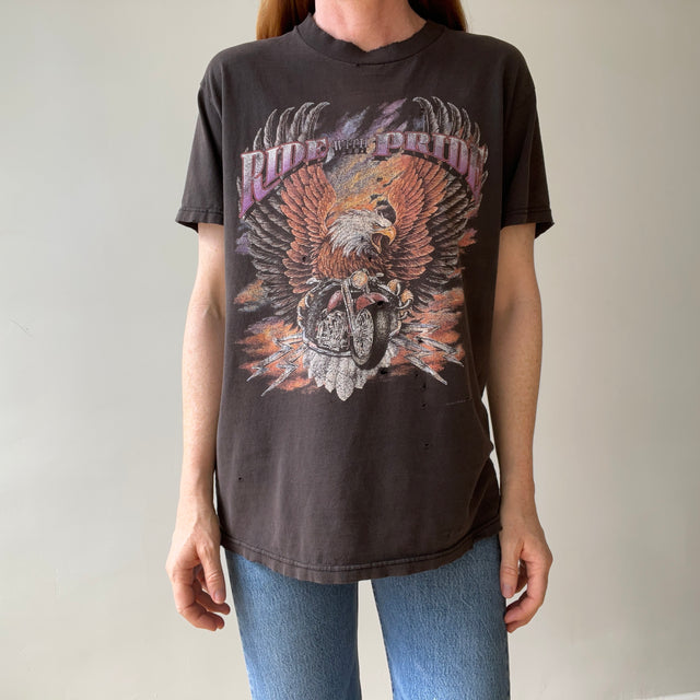 1998 Sturgis Black Hills Rally Motorcycle T Shirt - Front and Back