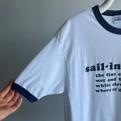 1980s Sail-ing (n) Ring T-Shirt by Hanes