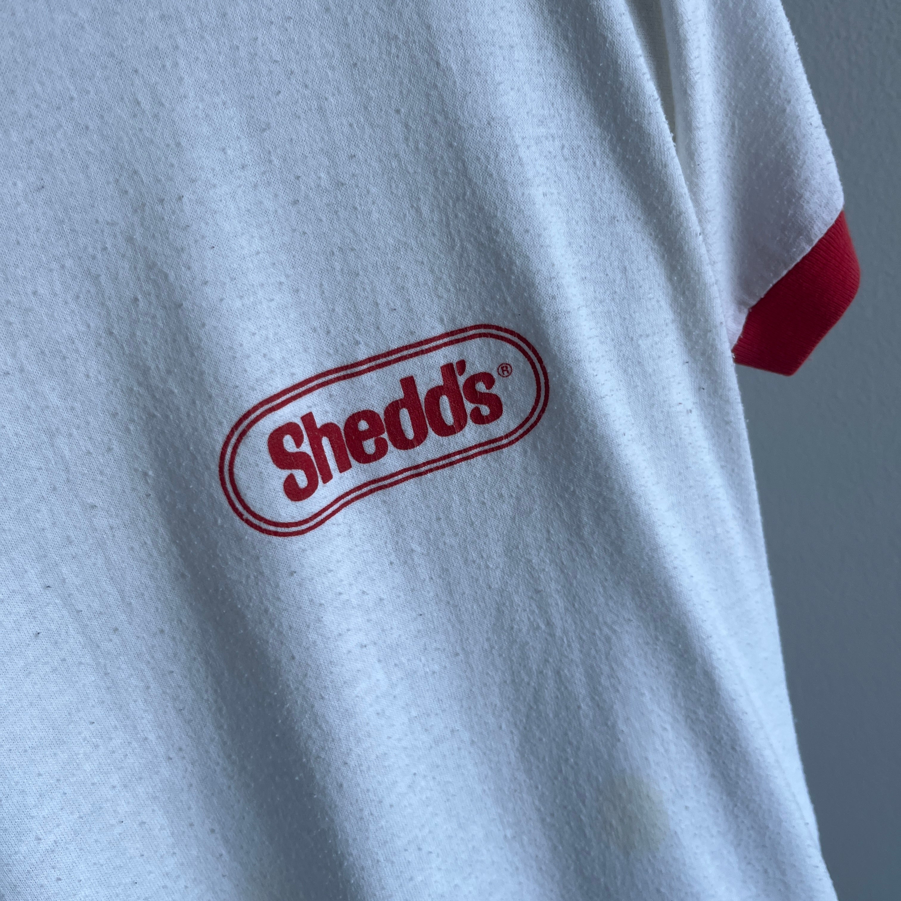 1970s Shedd's Ring T-Shirt with Stains