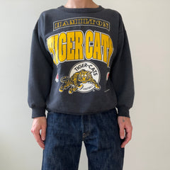 1993 Black Hamilton Tiger Cats Football Sweatshirt
