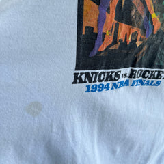 1994 Knicks vs. Rockets NBA Finals - It's All About Soul - Stained T-Shirt