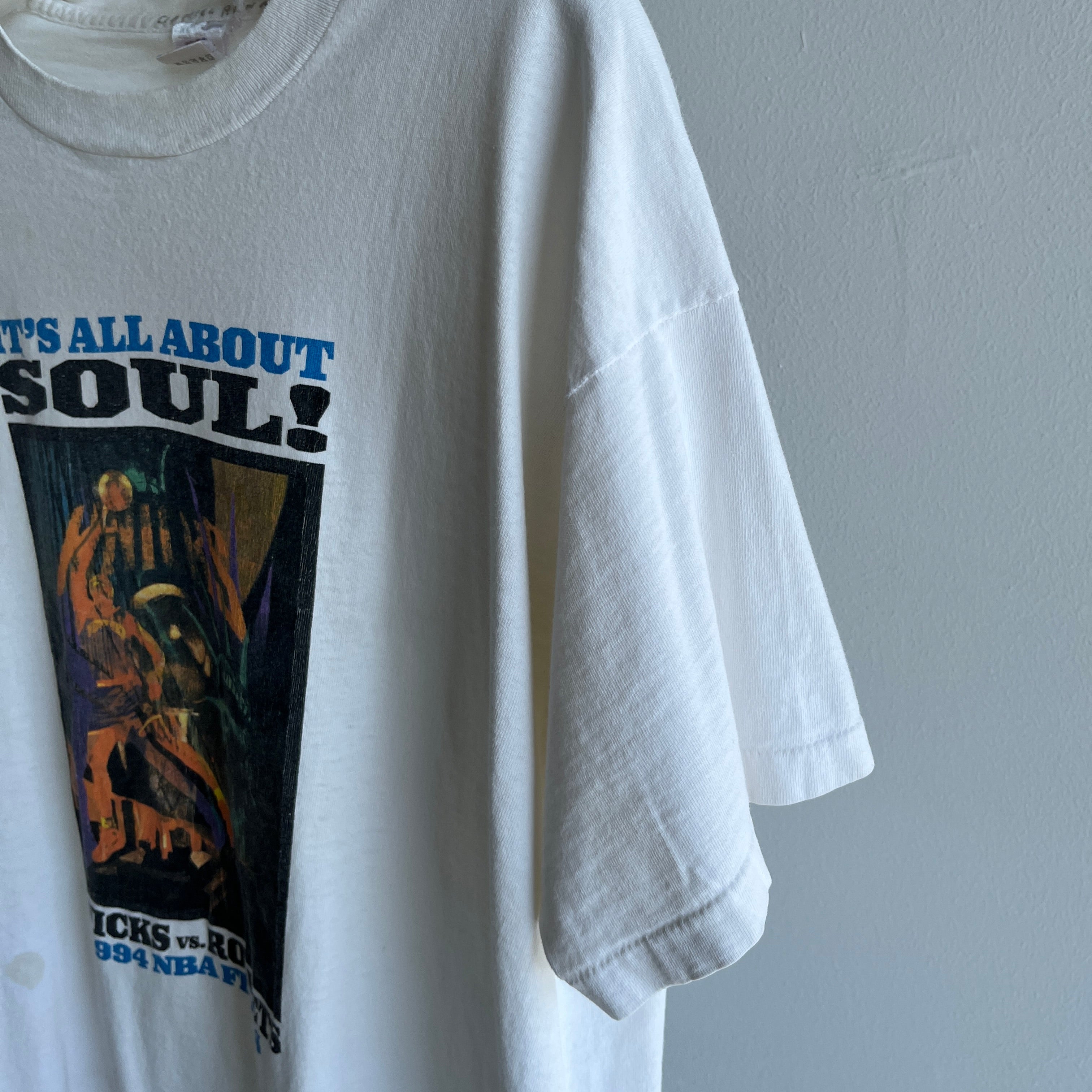 1994 Knicks vs. Rockets NBA Finals - It's All About Soul - Stained T-S –  Red Vintage Co