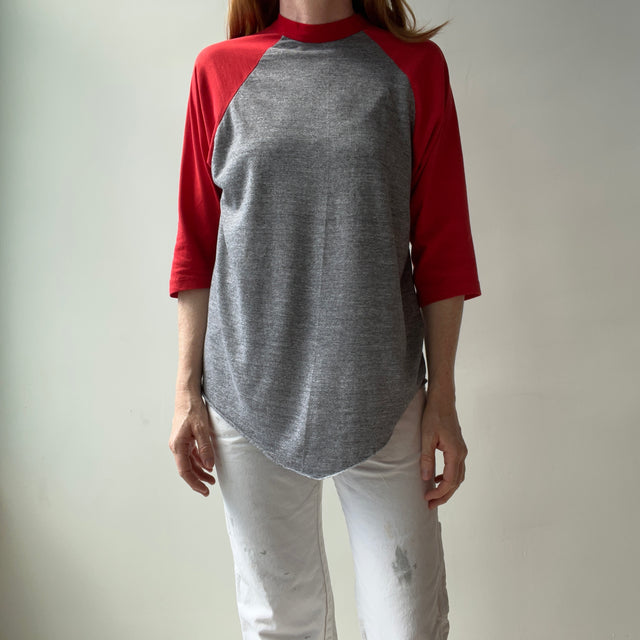 1970/80s Super Thin and Slouchy Baseball T-Shirt - Sportswear Tag!