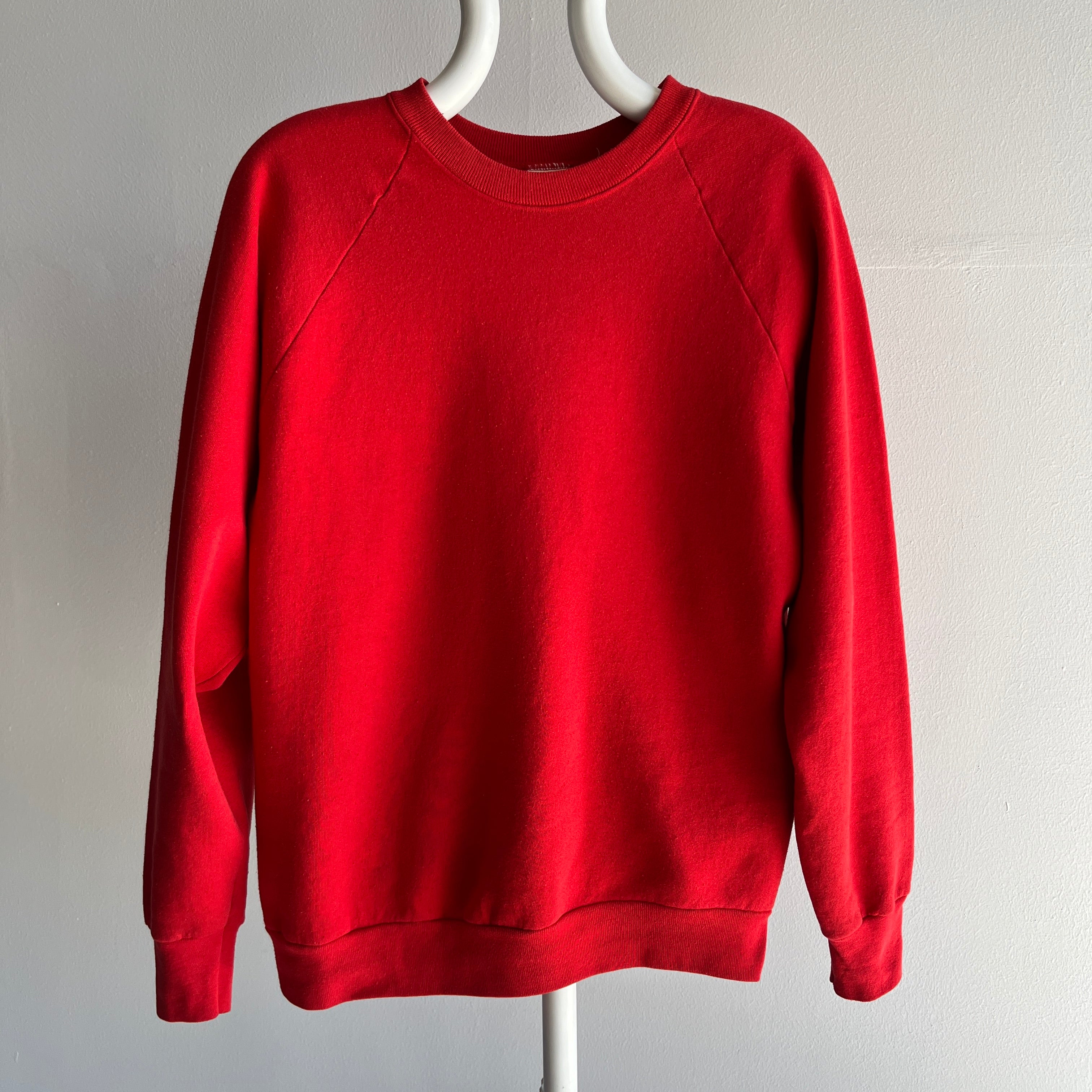 1980s Blank Generic (That's A Compliment) Red FOTL Sweatshirt