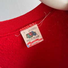 1980s Blank Generic (That's A Compliment) Red FOTL Sweatshirt