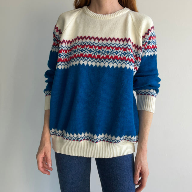 1980s Acrylic Ski Sweater