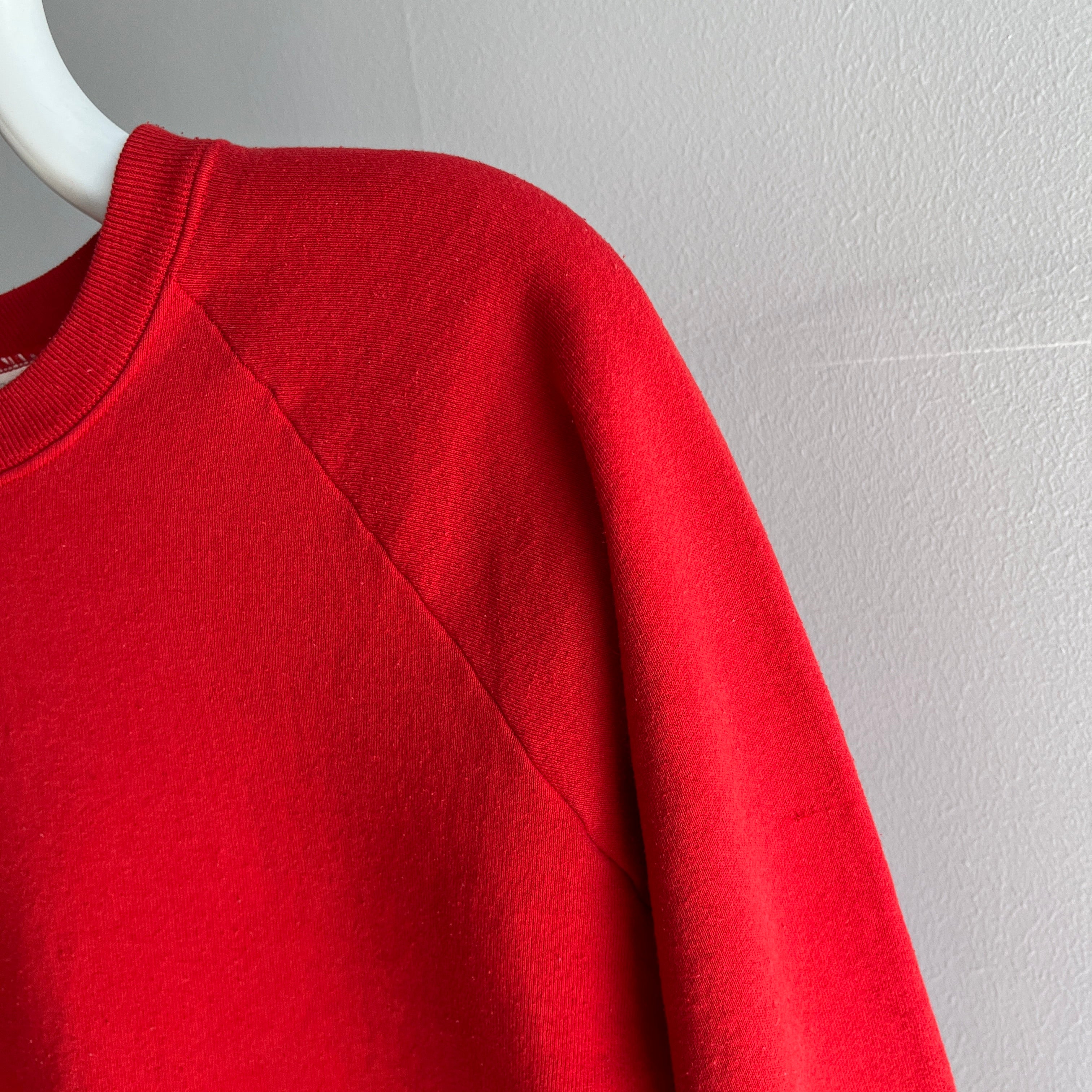 1980s Blank Generic (That's A Compliment) Red FOTL Sweatshirt