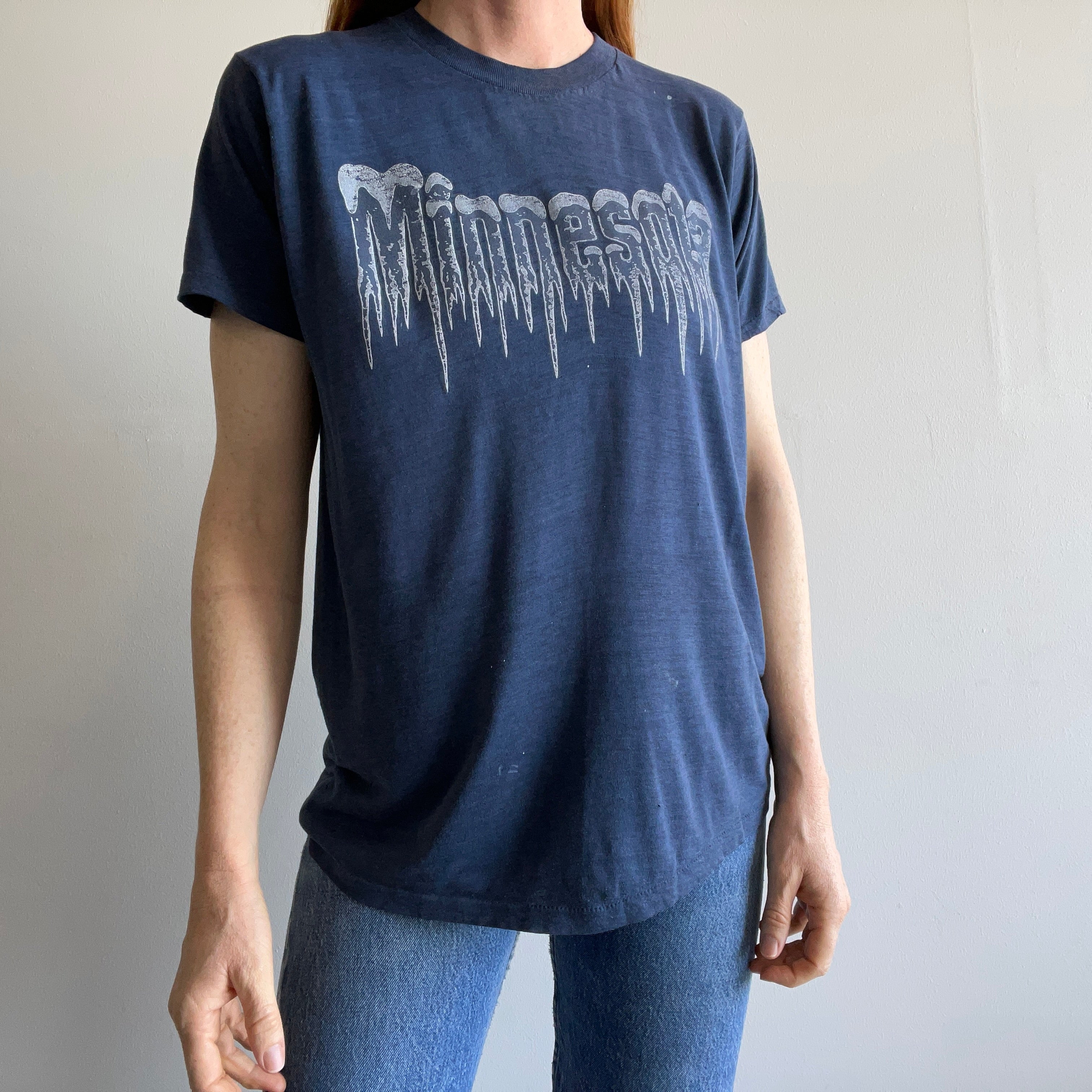 1970/80s Minnesota Paper Thin and Silky Slouchy T-Shirt