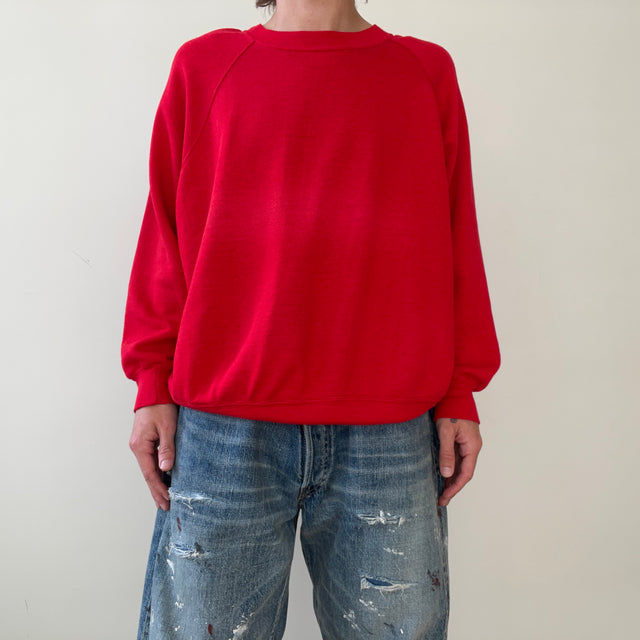 00s Heavy Weight Blank Black Sweatshirt par FOTL - Structuré