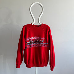 1990 Horses Galloping Wrap Around Sweatshirt - THIS!