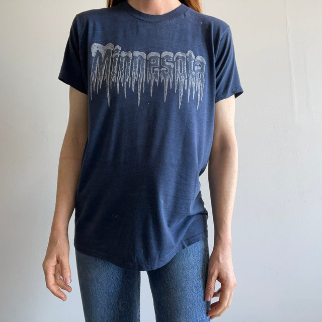 1970/80s Minnesota Paper Thin and Silky Slouchy T-Shirt