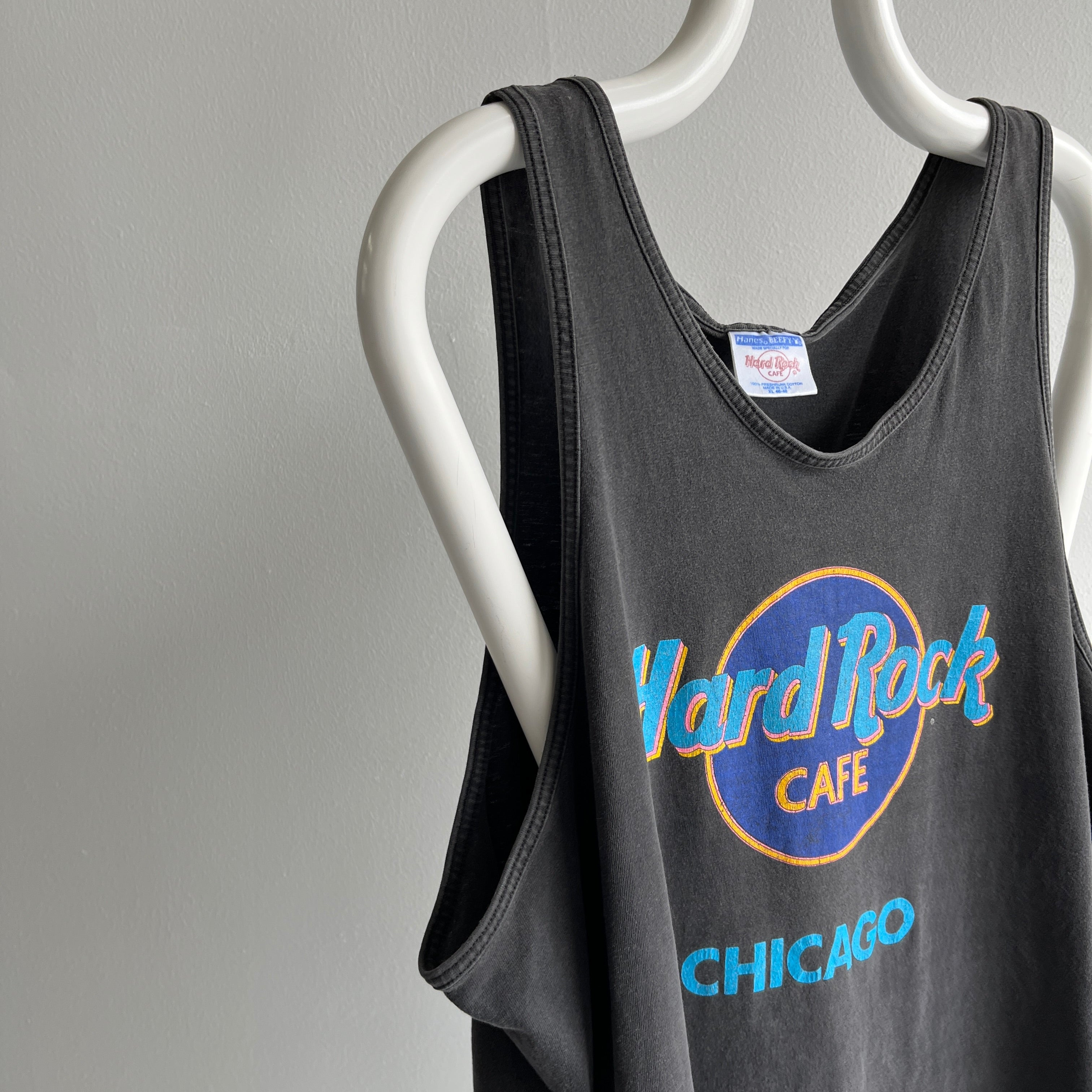 1990s Hard Rock Cafe Chicago Cotton Tank Top