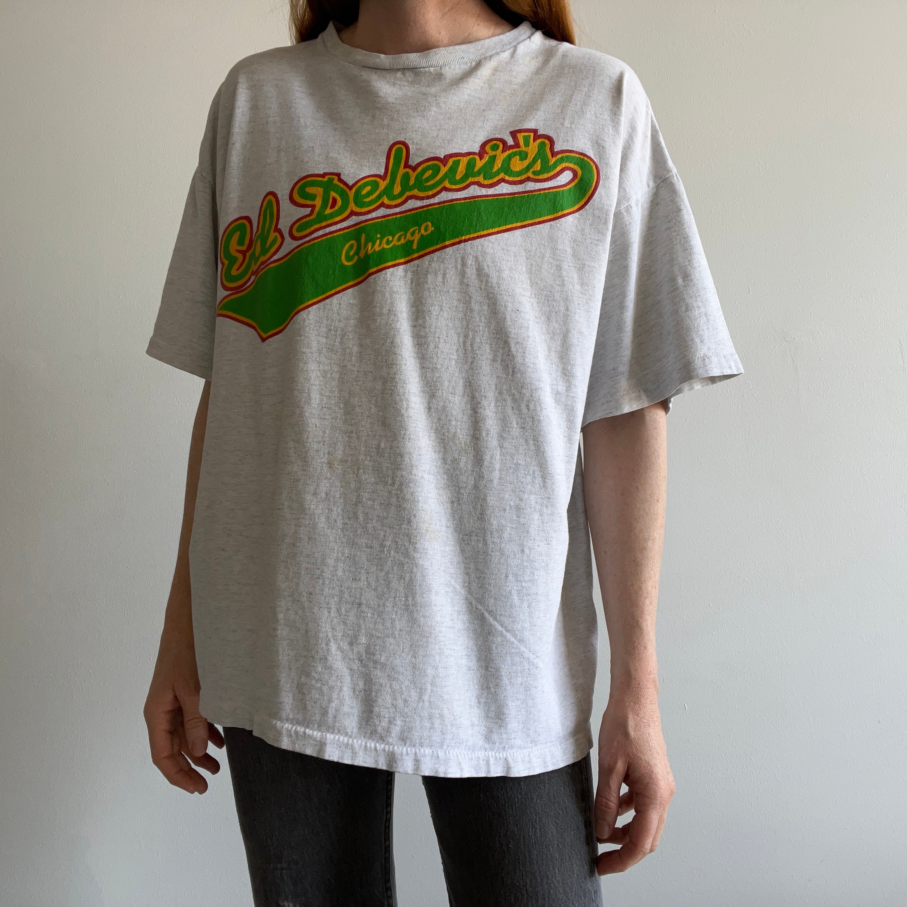 1990s Ed Debevic's Chicago Stained T-Shirt