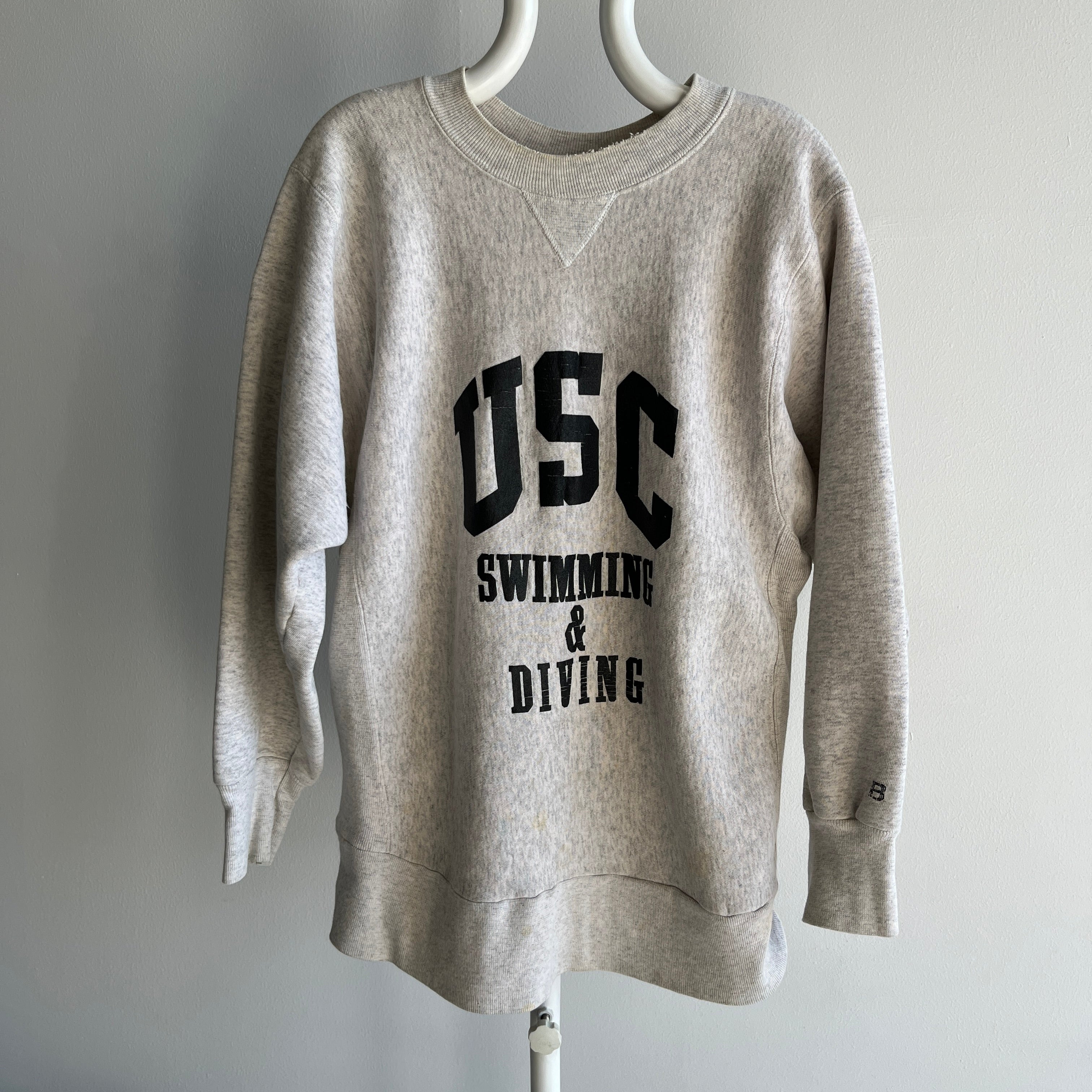 1980s USC Swimming and Diving Reverse Weave Heavyweight Sweatshirt by Bike