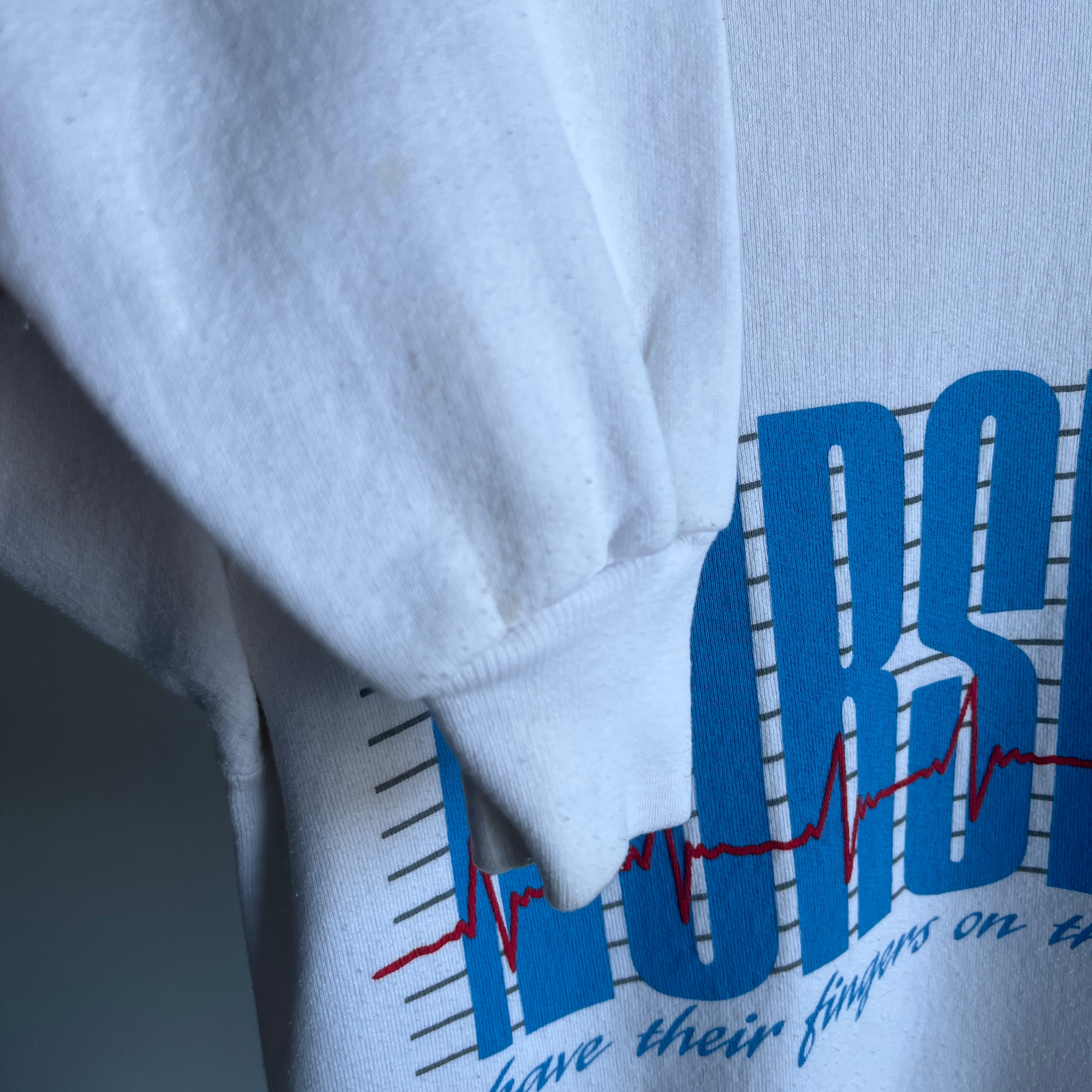 1980s Nurses Have Their Fingers On The Pulse Sweatshirt