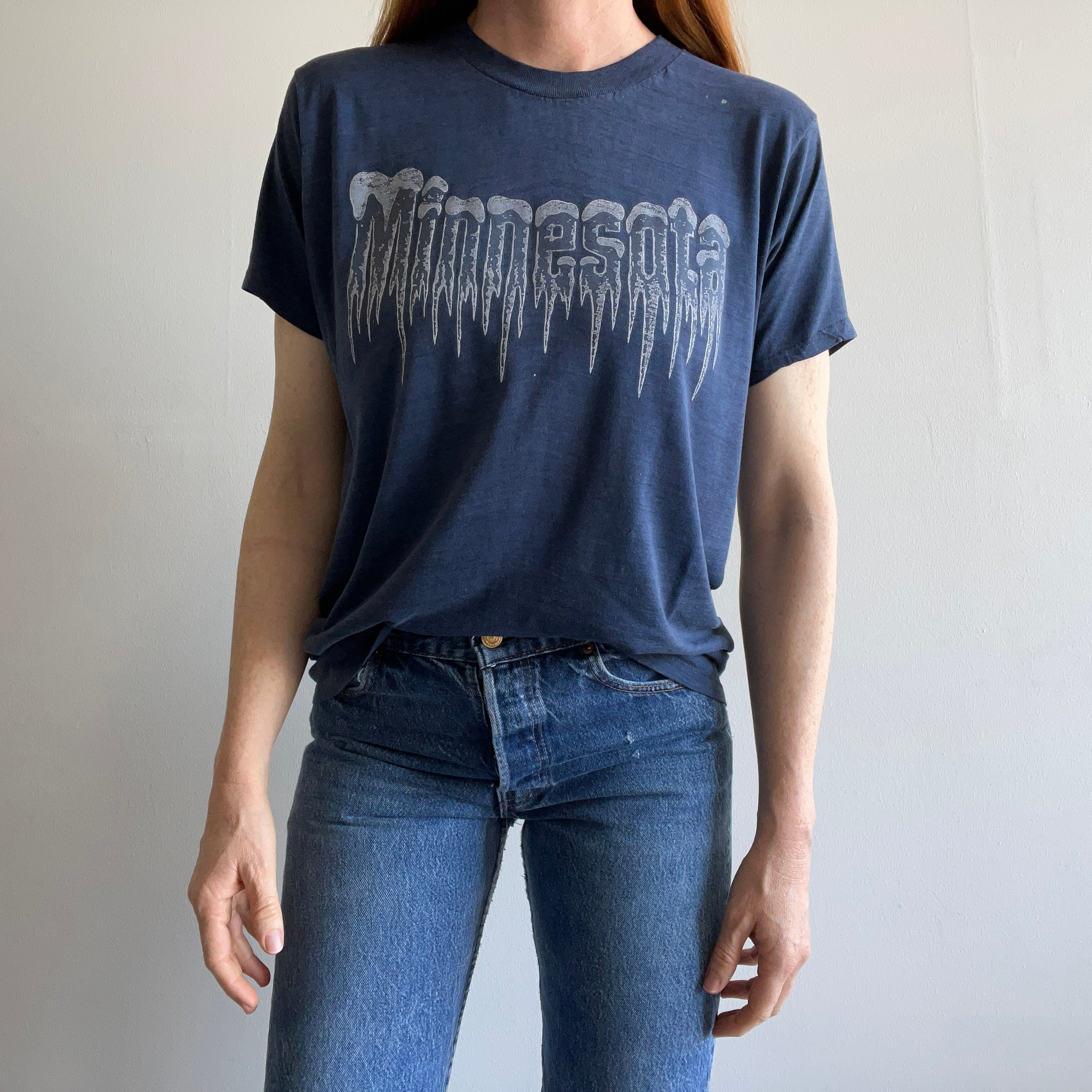 1970/80s Minnesota Paper Thin and Silky Slouchy T-Shirt