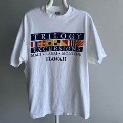 1980/90s Trilogy Excursions Hawaii Cotton Tourist T-Shirt