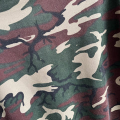 1970/80s Insulated Camo Zip Up Hoodie