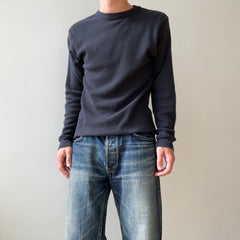1980s Faded Black Thermal Shirt