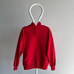 1980s Cardinal Red Pullover Hoodie by Jerzees