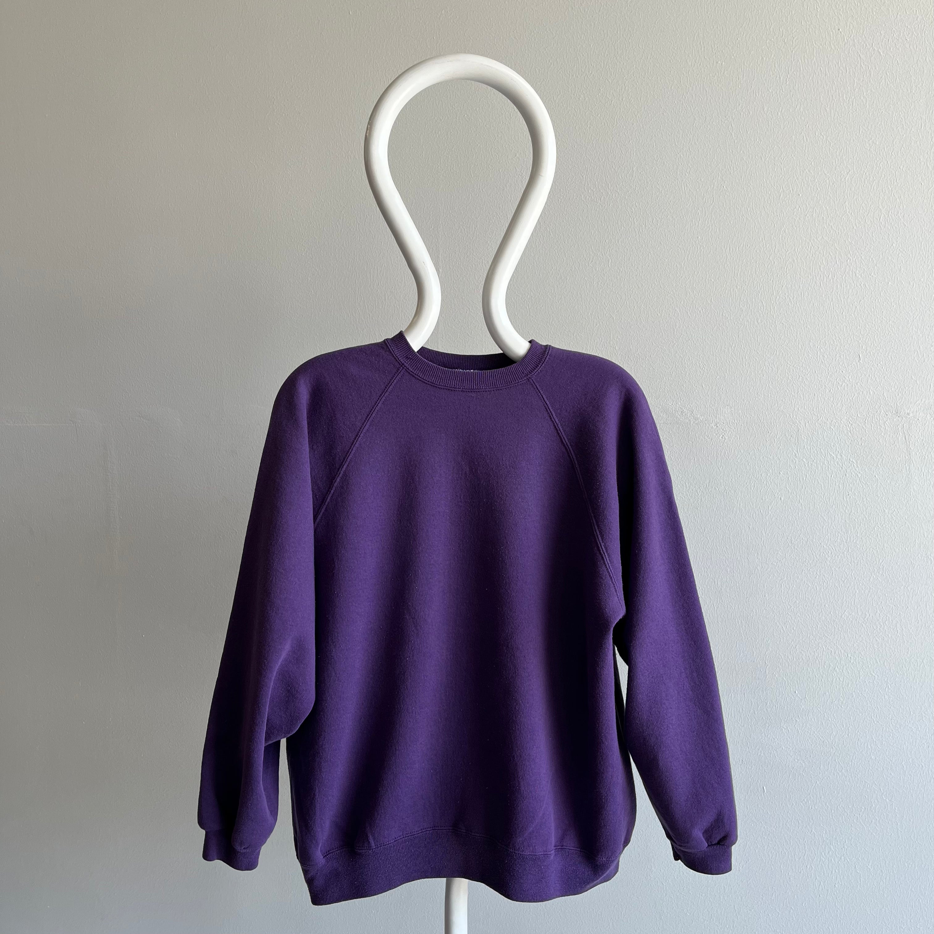 1990s Blank Purple Raglan by HHW