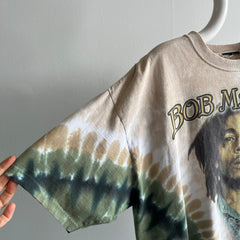 2000s Bob Marley Songs of Redemption Front and Back Tie Dye T-Shirt