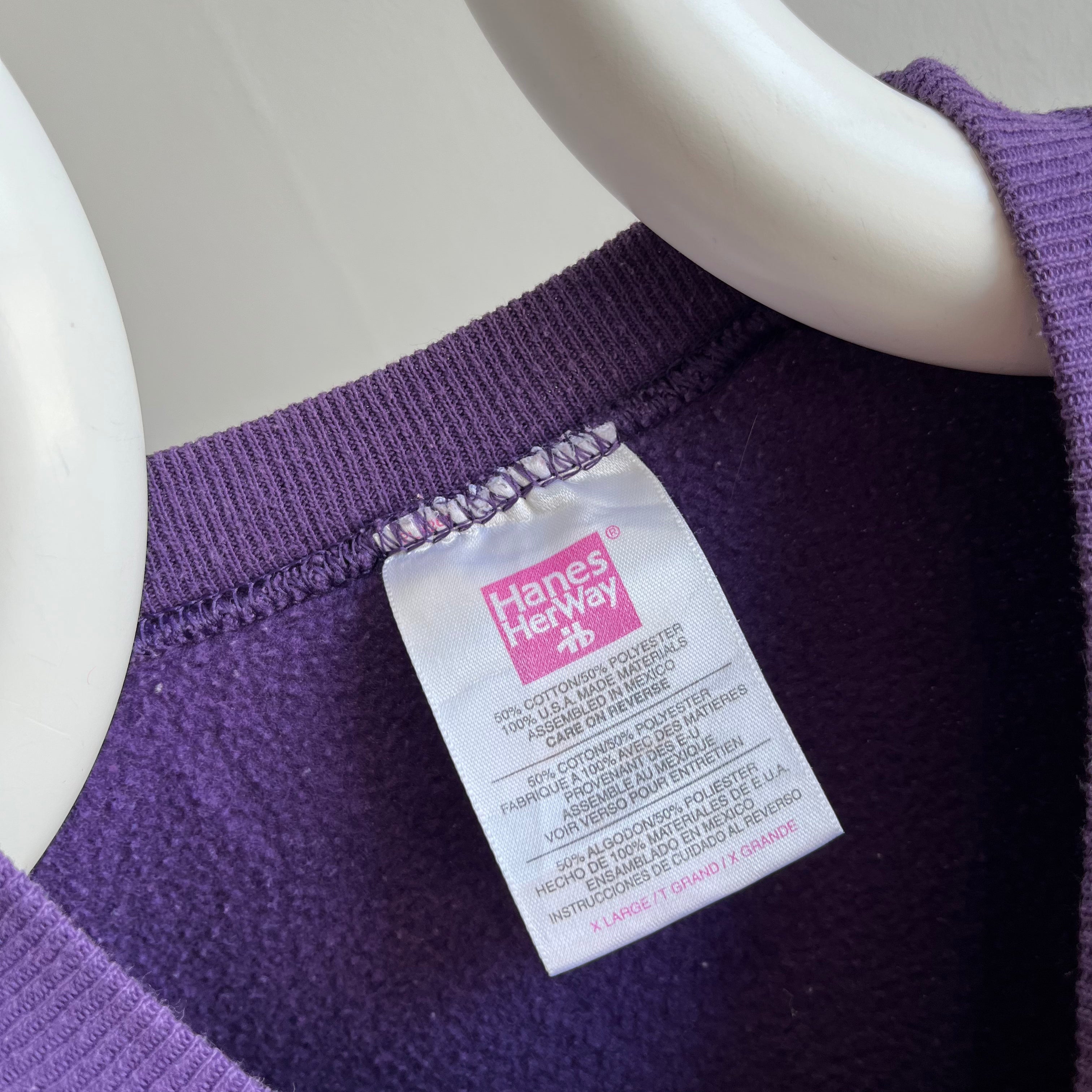 1990s Blank Purple Raglan by HHW