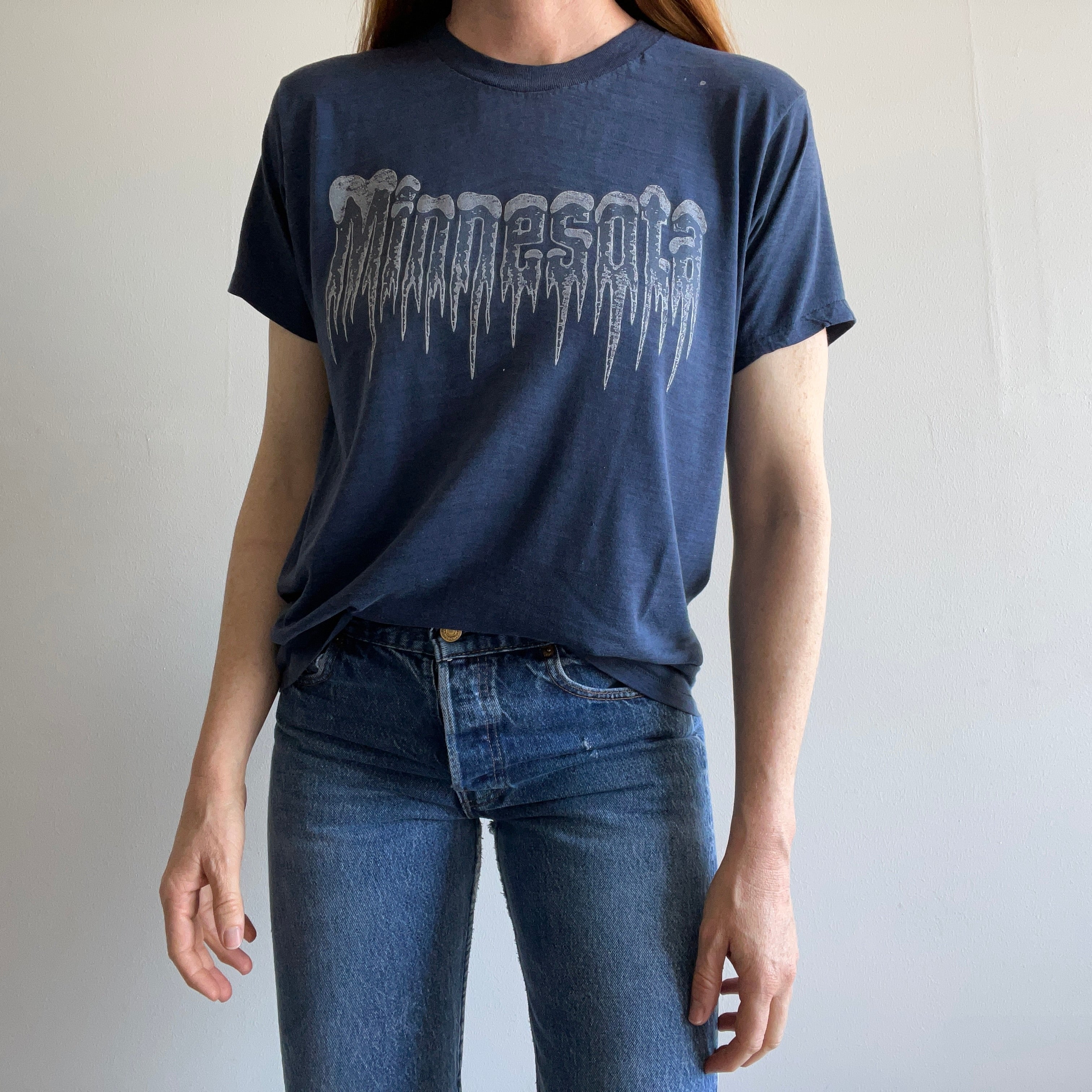 1970/80s Minnesota Paper Thin and Silky Slouchy T-Shirt