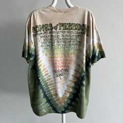 2000s Bob Marley Songs of Redemption Front and Back Tie Dye T-Shirt