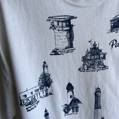1980/90s Pawley's Island Lighthouse Cotton T-Shirt - Awwwww